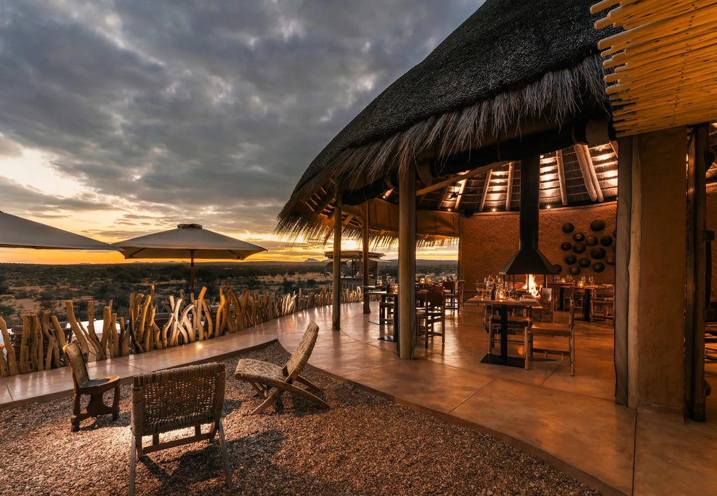 Ambo Delights - Restaurant at Zannier Omaanda, Zannier Reserve, Namibia.