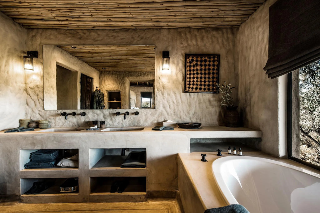 Bathroom at Zannier Omaanda, Zannier Reserve, Namibia.
