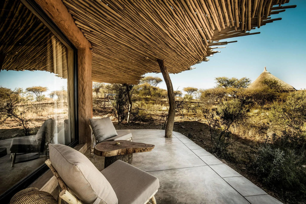 Terrace at Zannier Omaanda, Zannier Reserve, Namibia.
