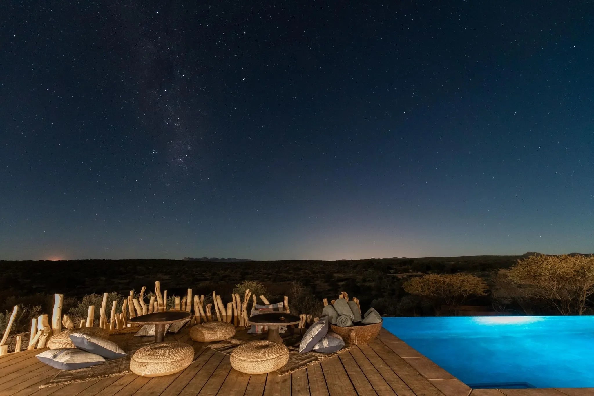 Under the stars at Zannier Omaanda, Zannier Reserve, Namibia.