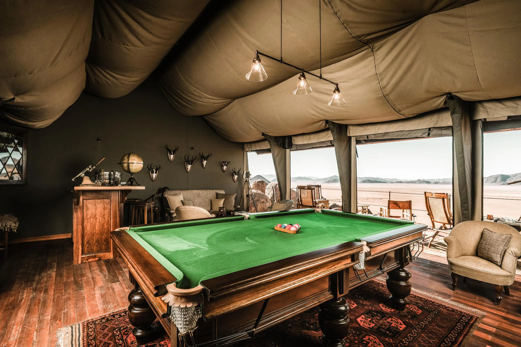 Sonop Cigar & Cocktail Lounge at Zannier Sonop, NamibRand Nature Reserve, Namibia.
