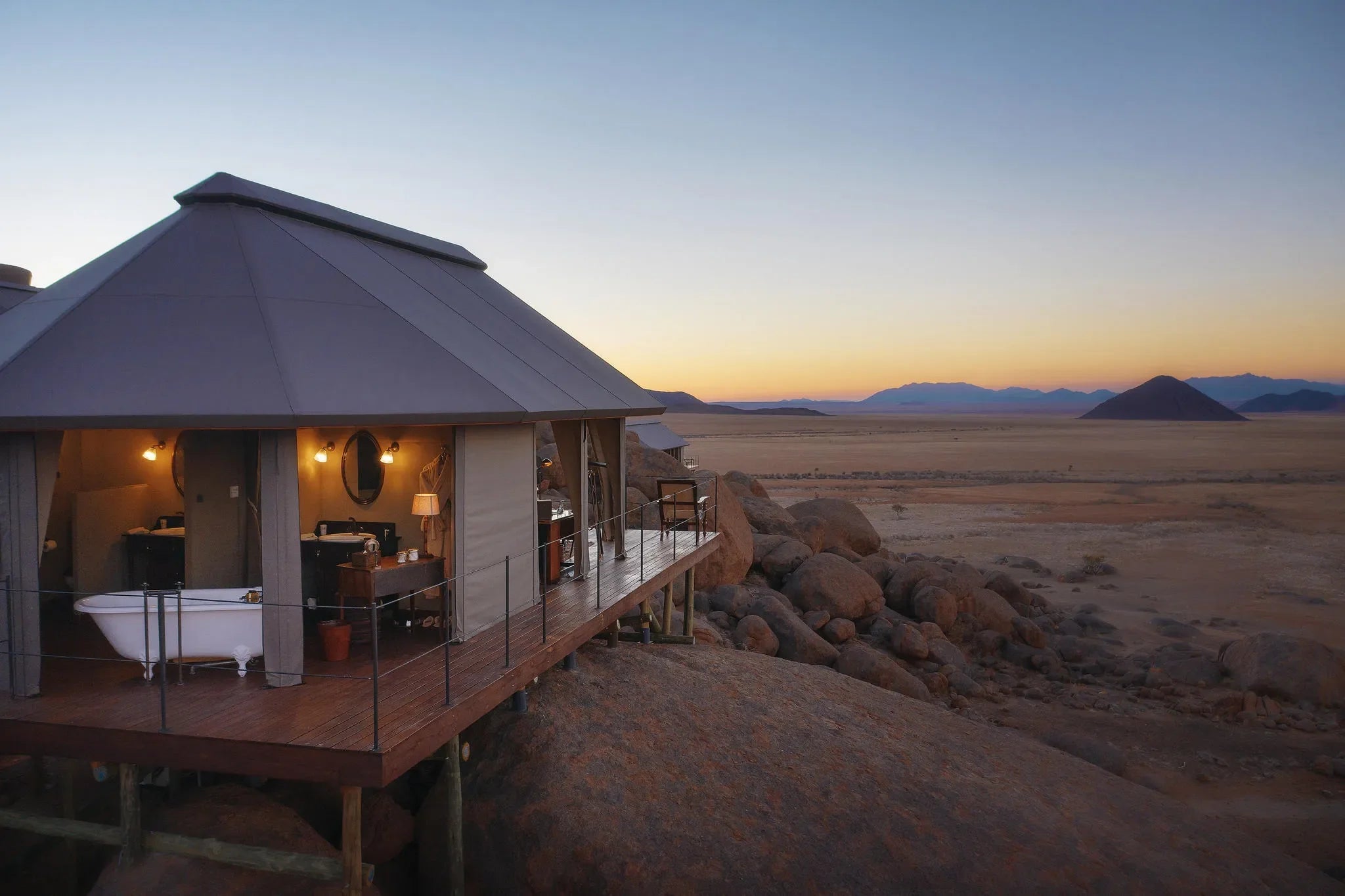 Sonop Exterior at Zannier Sonop, NamibRand Nature Reserve, Namibia.
