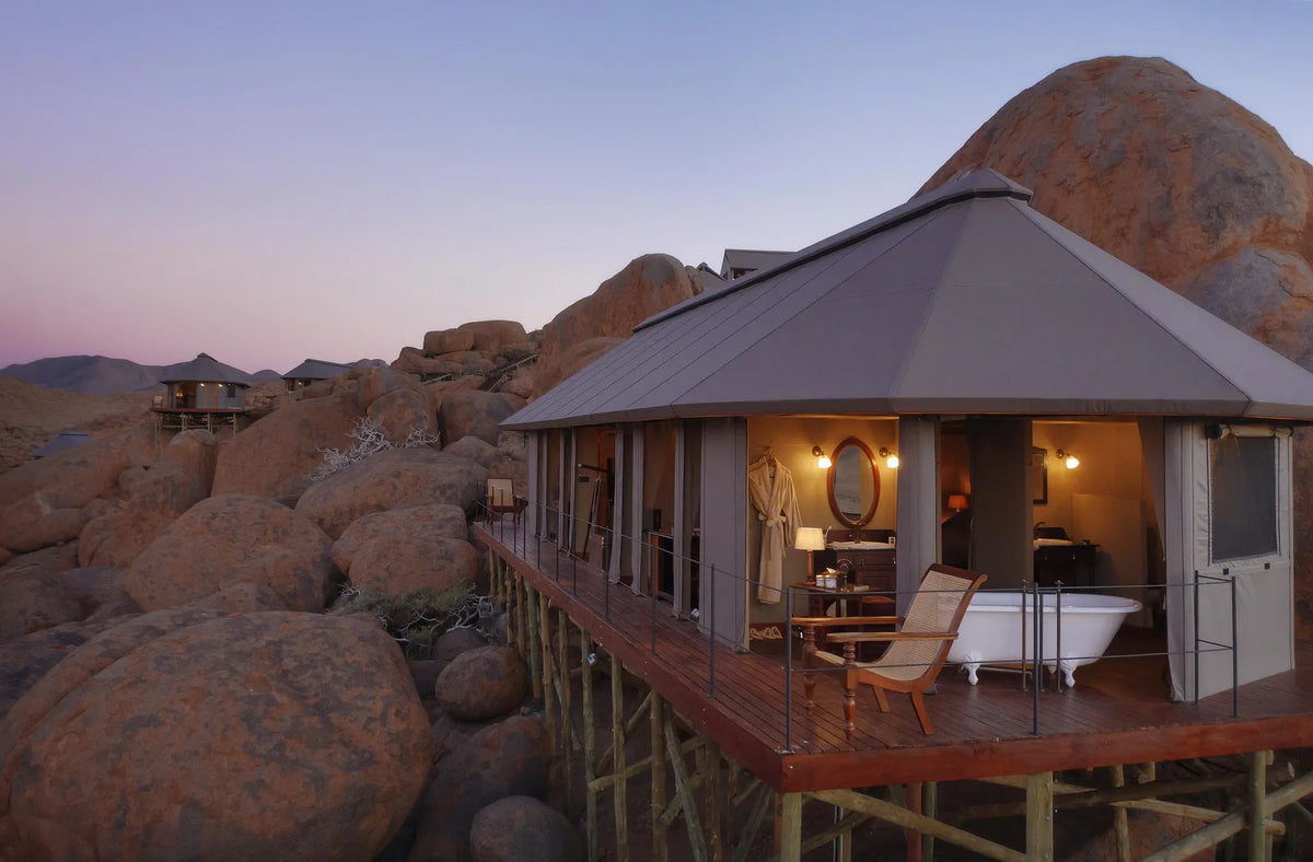 Sonop Exterior at Zannier Sonop, NamibRand Nature Reserve, Namibia.