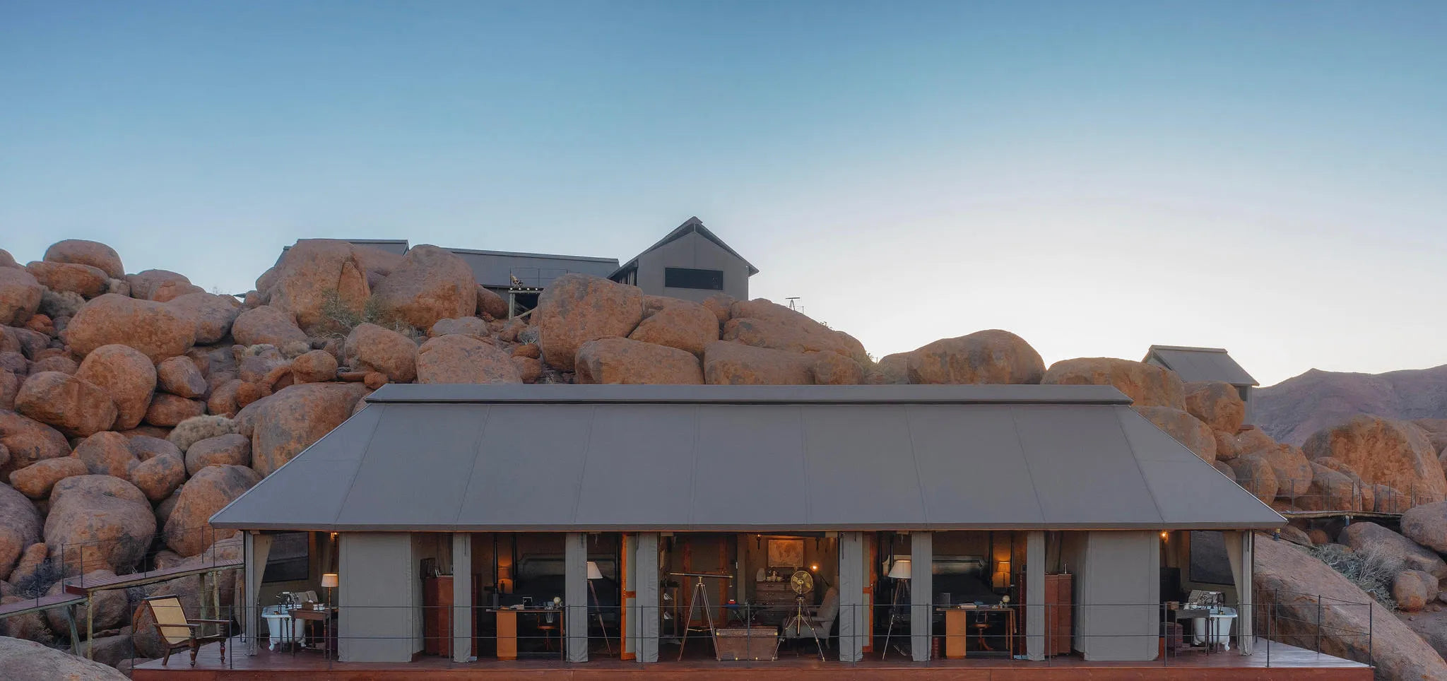 Sonop Exterior at Zannier Sonop, NamibRand Nature Reserve, Namibia.