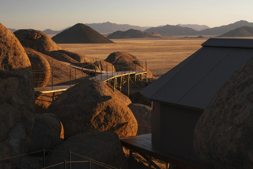 Sonop Exterior at Zannier Sonop, NamibRand Nature Reserve, Namibia.