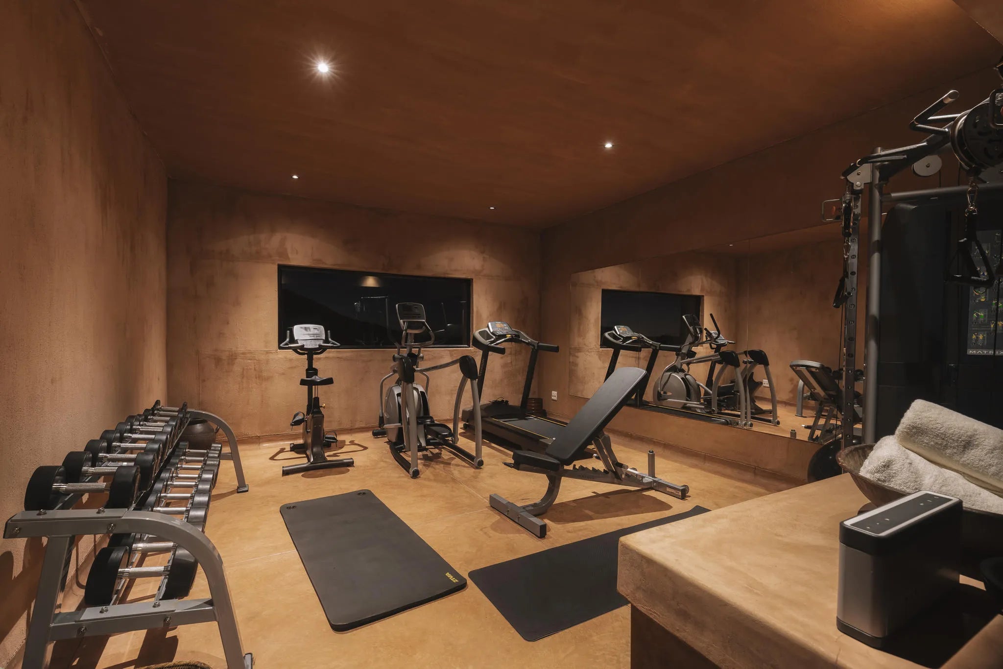 Sonop Gym at Zannier Sonop, NamibRand Nature Reserve, Namibia.