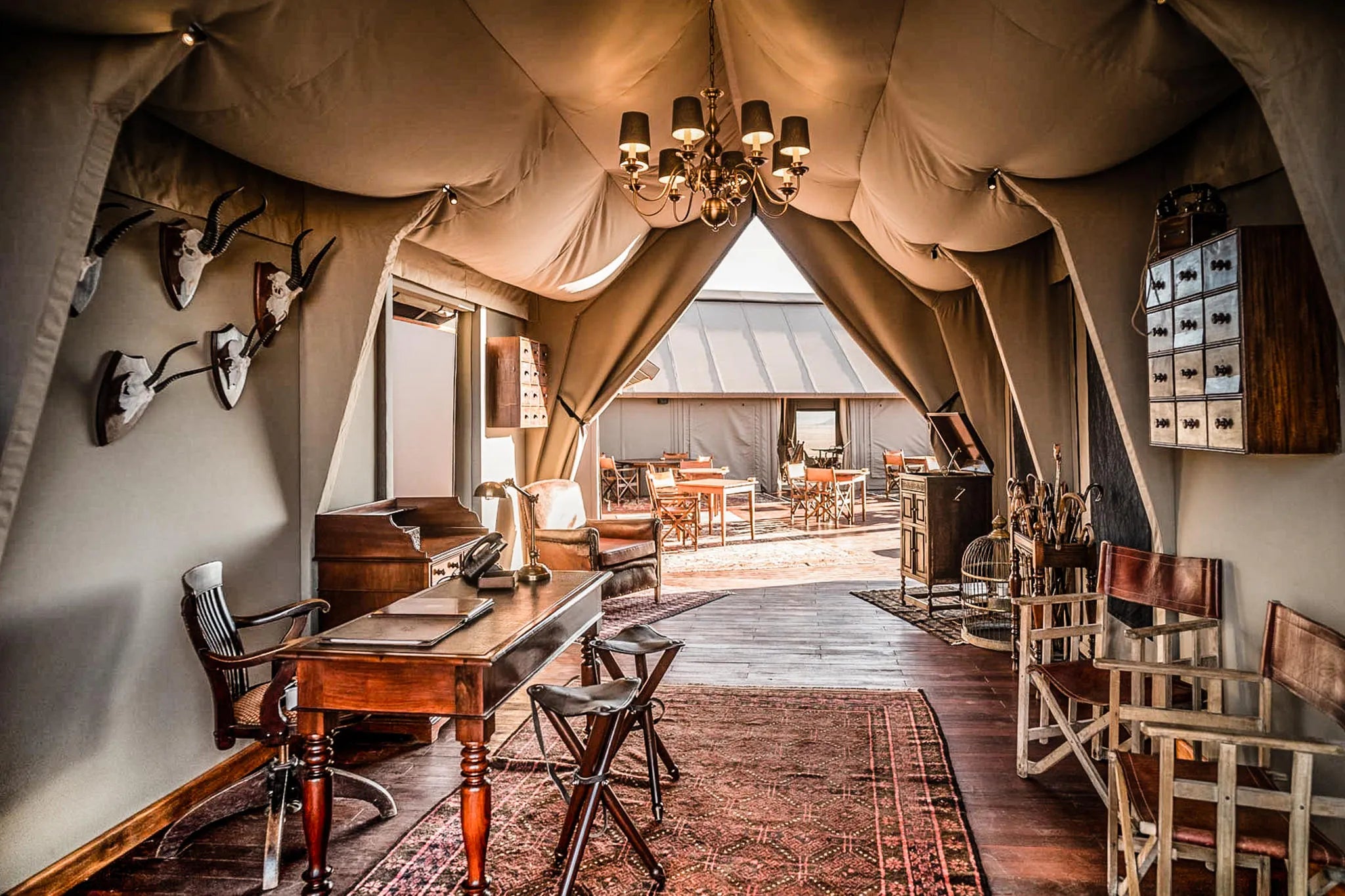 Sonop Reception at Zannier Sonop, NamibRand Nature Reserve, Namibia.
