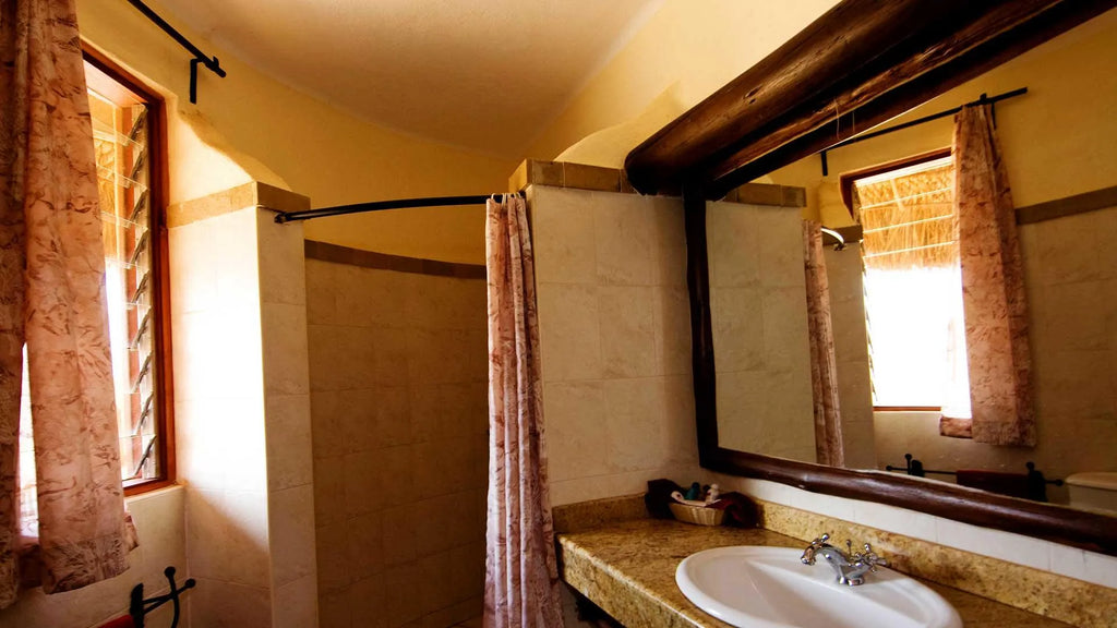 Bathroom at Samburu Sopa Lodge, Samburu National Reserve, Kenya.