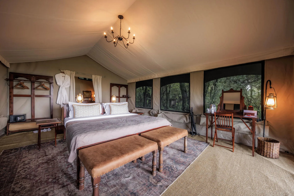 Elephant Pepper Camp at Elewana Elephant Pepper Camp, Mara North Conservancy, Kenya.