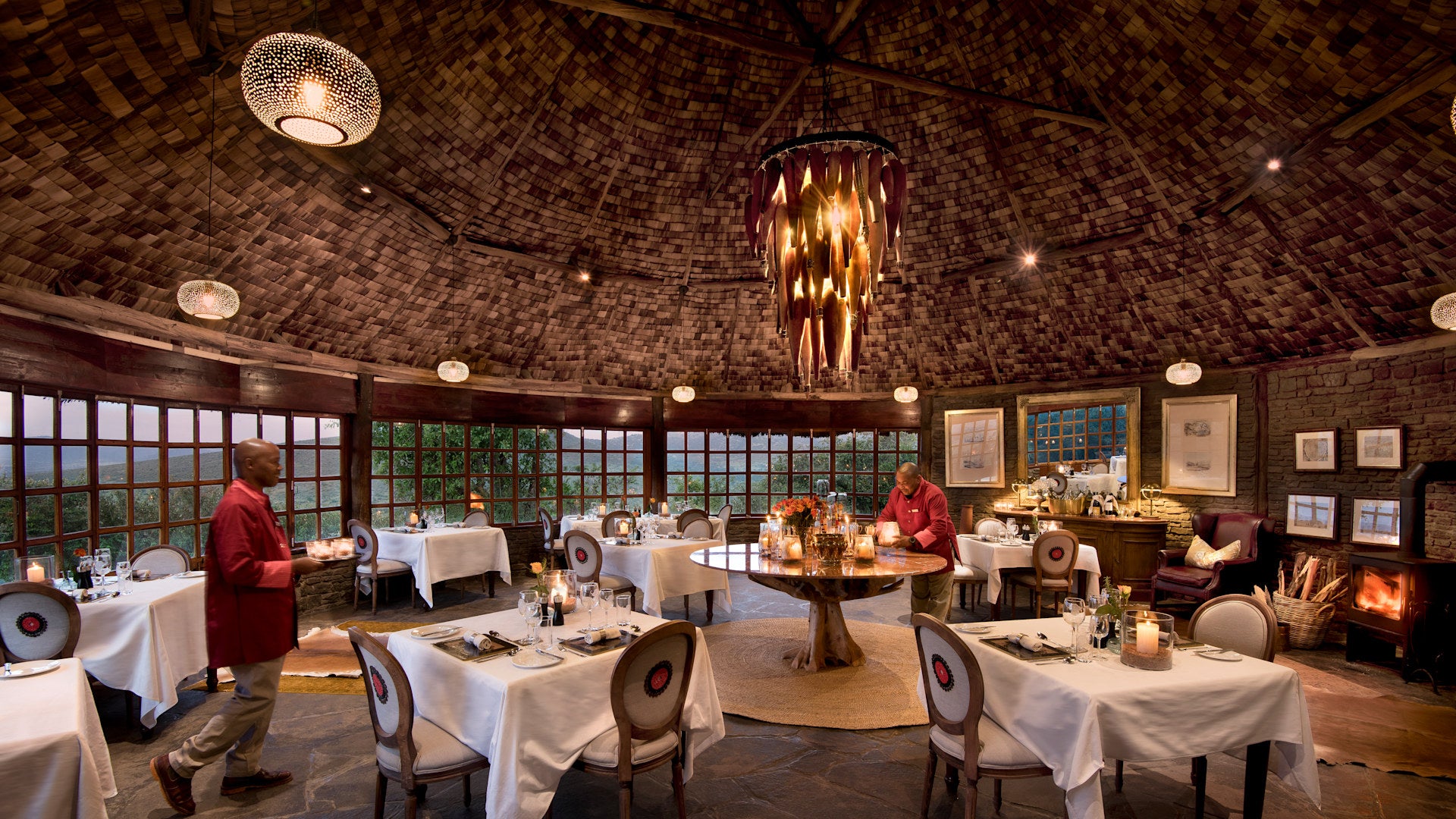 Klein's Camp Dining Area