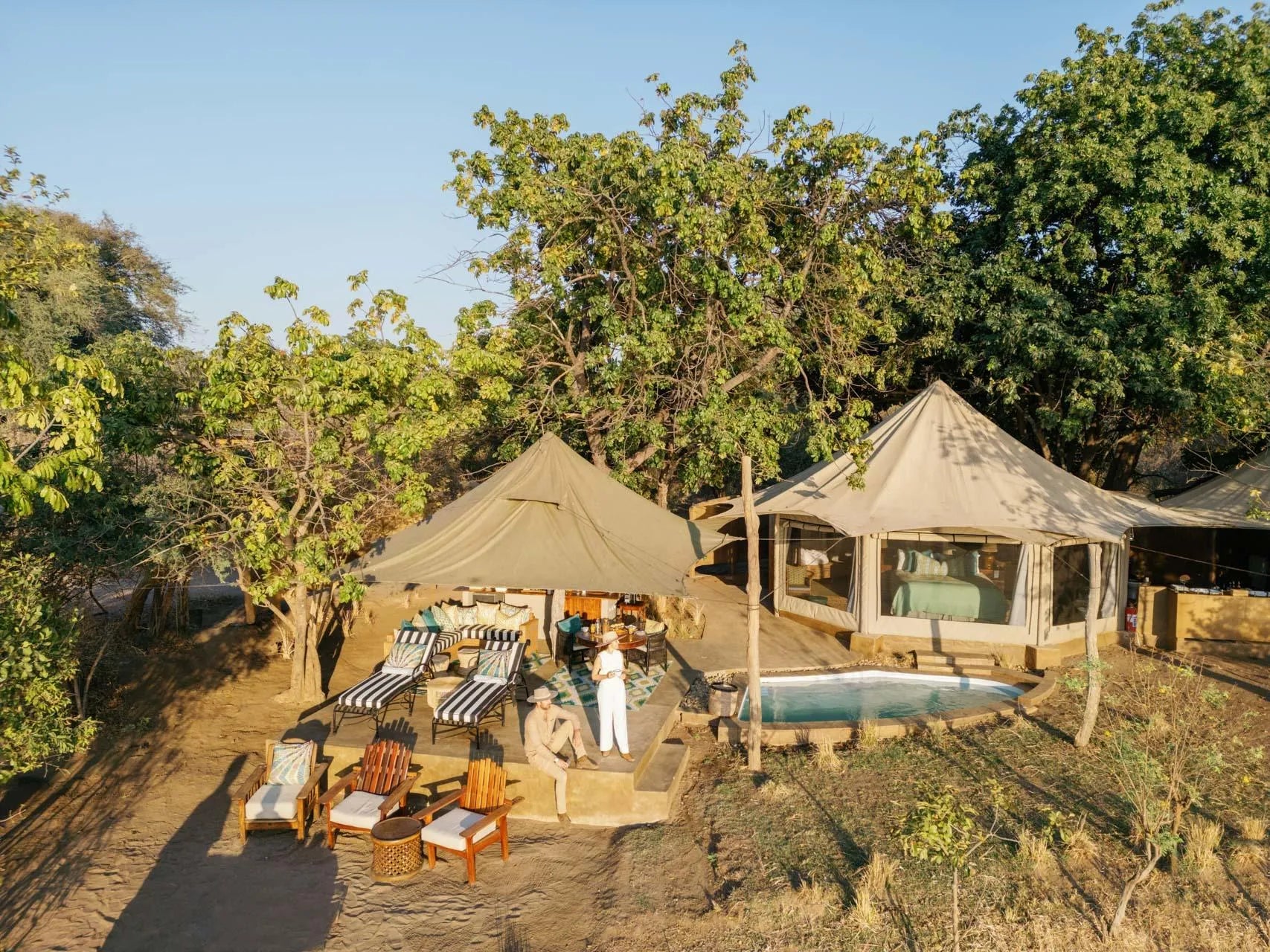 Cassia Suite at Time + Tide Chongwe Suites, Lower Zambezi, Zambia.
