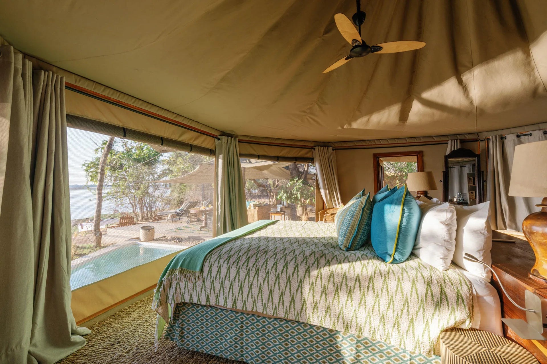Cassia Suite at Time + Tide Chongwe Suites, Lower Zambezi, Zambia.