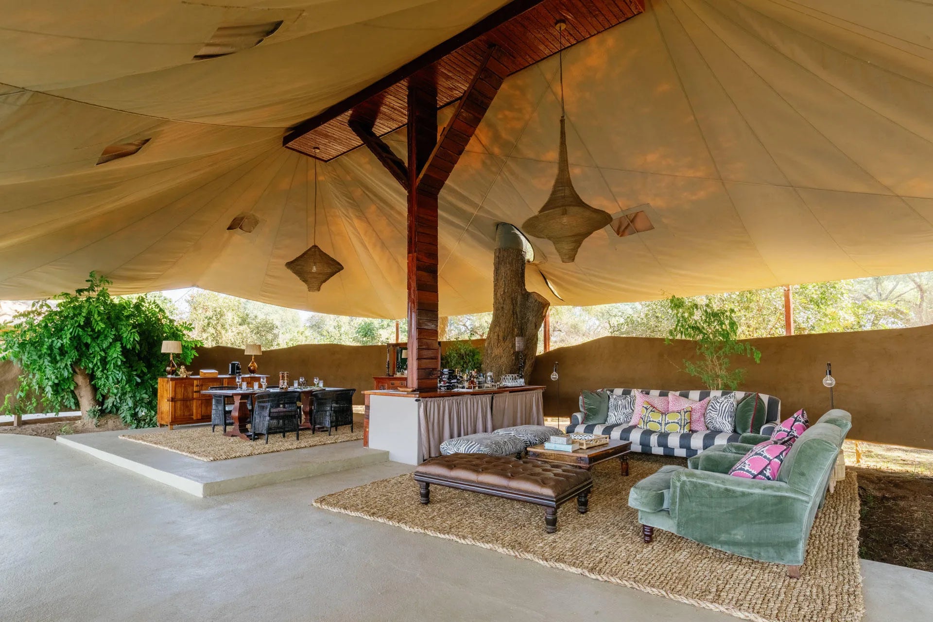 Albida Suite at Time + Tide Chongwe Suites, Lower Zambezi, Zambia.