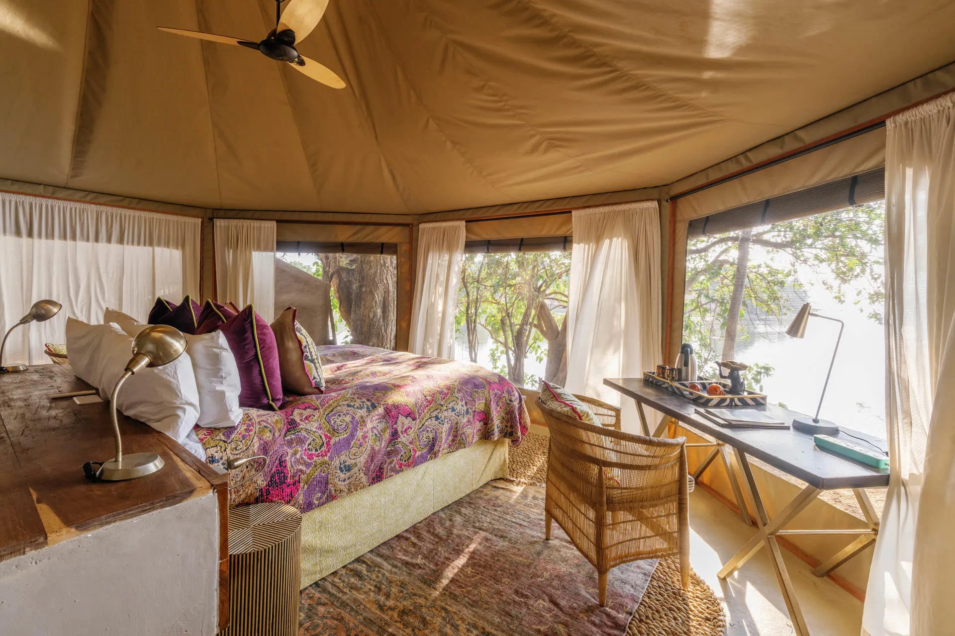 Albida Suite at Time + Tide Chongwe Suites, Lower Zambezi, Zambia.