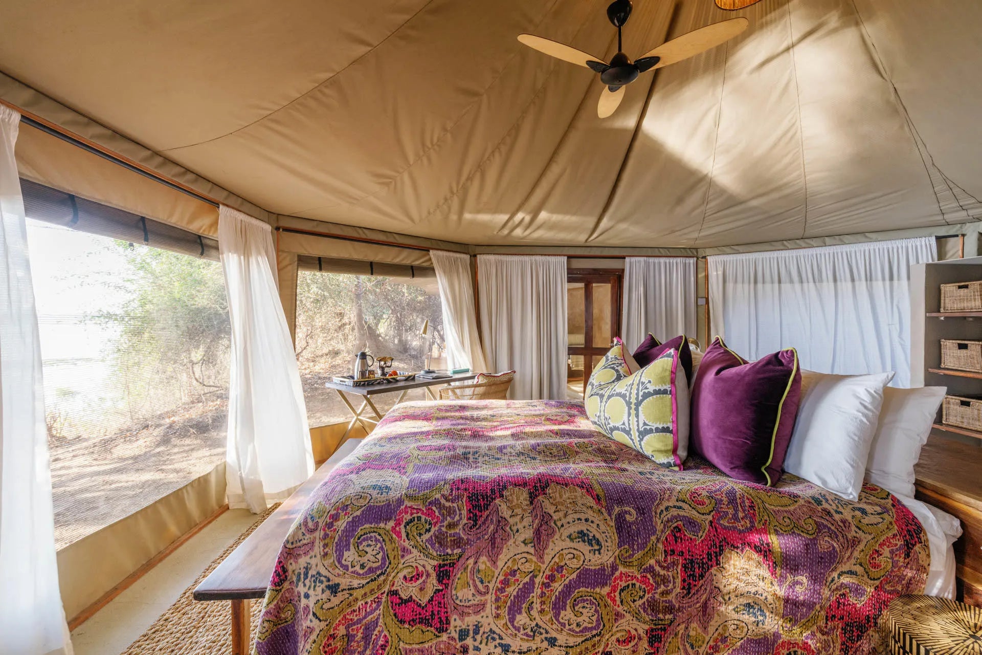 Albida Suite at Time + Tide Chongwe Suites, Lower Zambezi, Zambia.