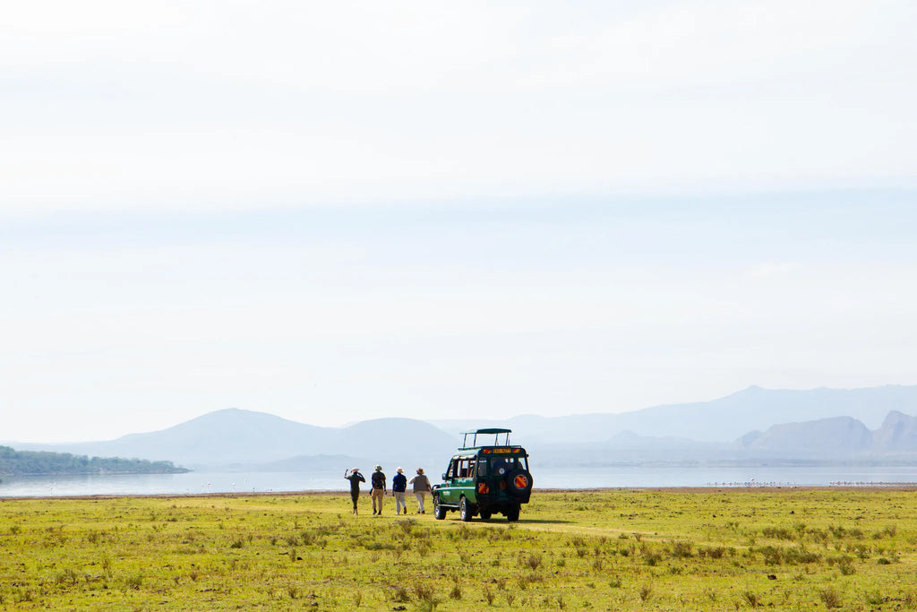 Guided eco walks at Lake Elmenteita Serena Camp, Lake Elmenteita, Kenya.