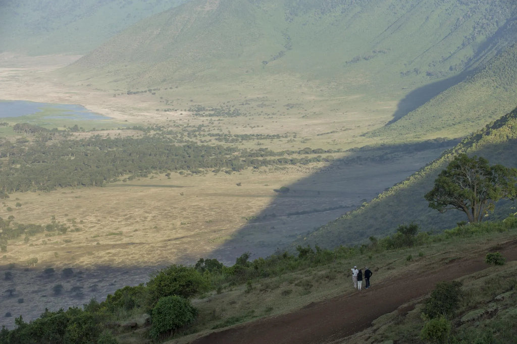 Jumping with the Maasai at Ngorongoro Serena Safari Lodge, Lake Magadi, Tanzania.