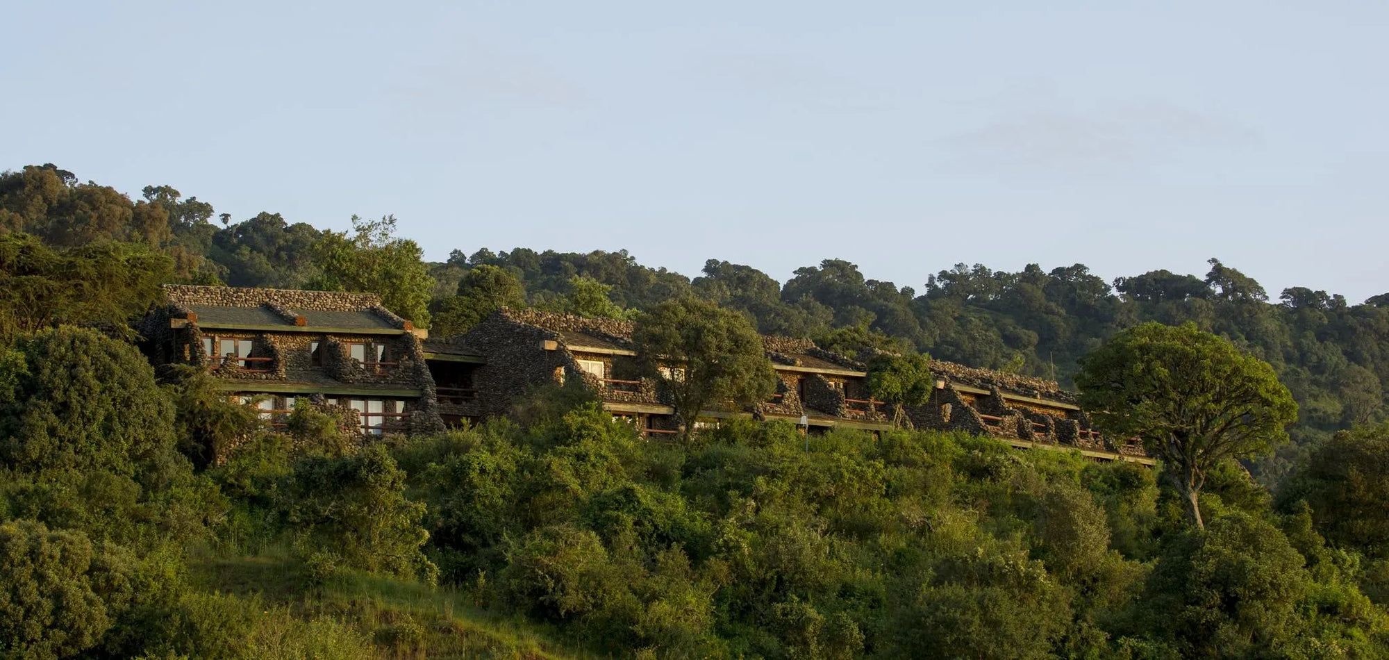 Exterior at Ngorongoro Serena Safari Lodge, Lake Magadi, Tanzania.