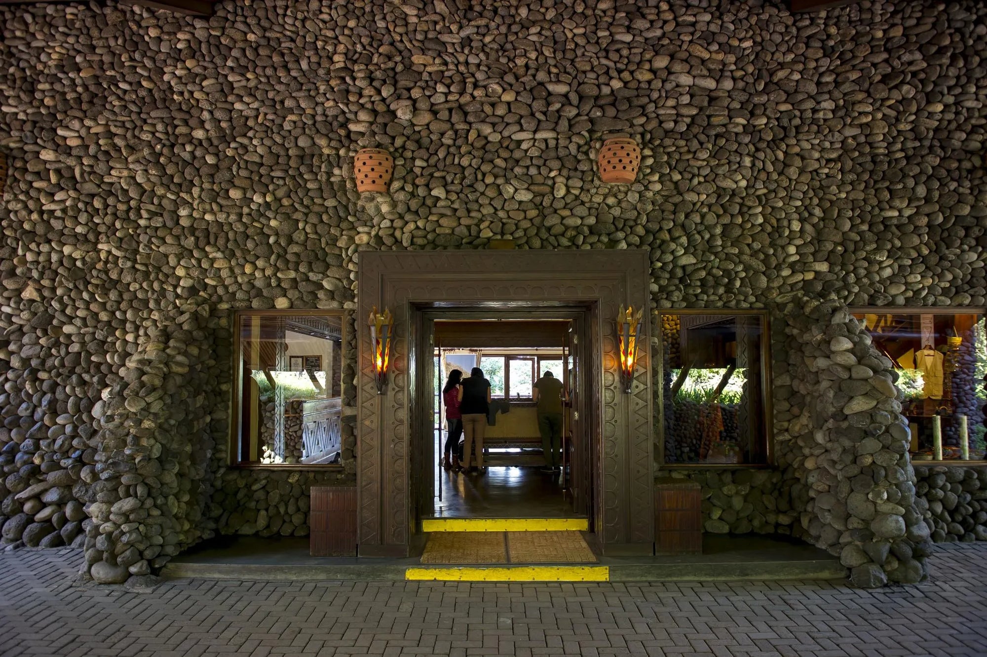 Reception at Ngorongoro Serena Safari Lodge, Lake Magadi, Tanzania.
