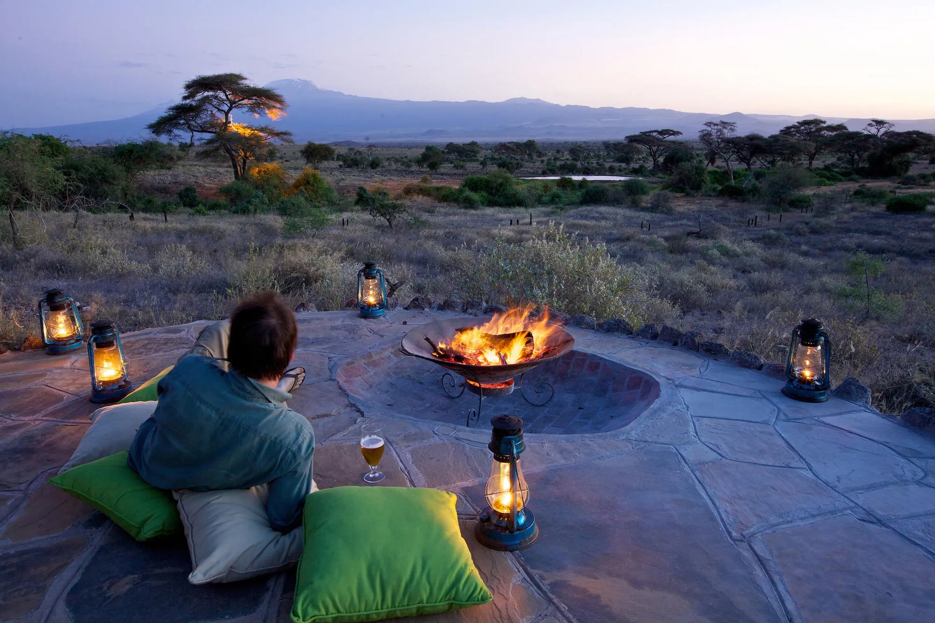 Elewana Tortilis Camp Amboseli at Elewana Tortilis Camp Amboseli, Amboseli National Park, Kenya.
