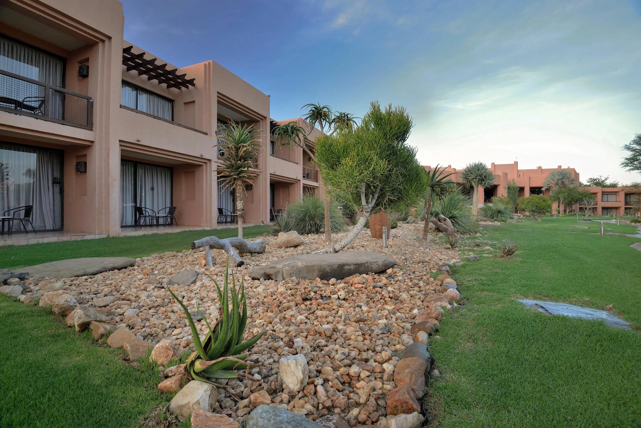 Gardens at Windhoek Country Club Resort & Casino, Windhoek, Namibia.