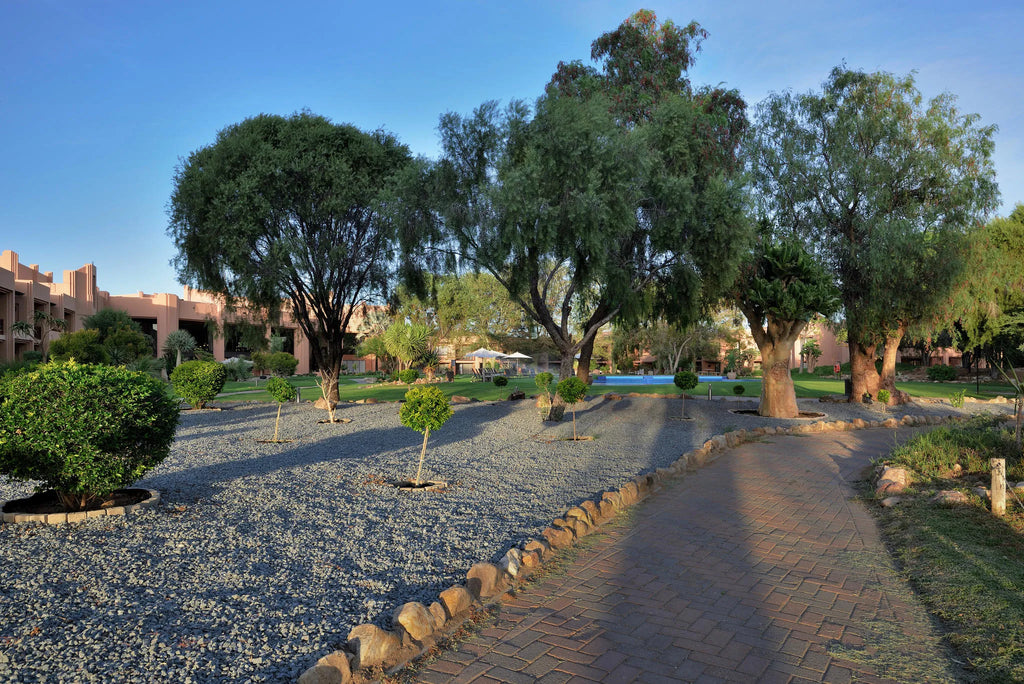 Gardens at Windhoek Country Club Resort & Casino, Windhoek, Namibia.