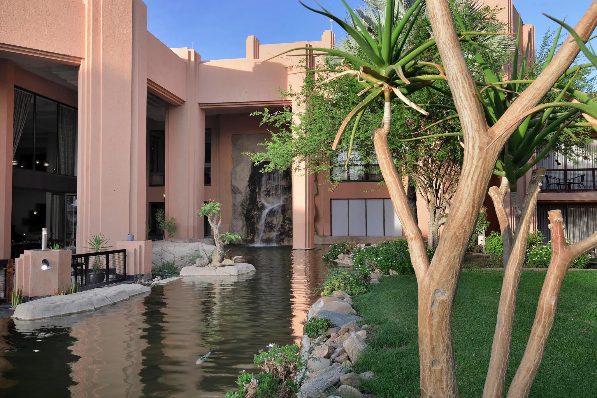 Gardens at Windhoek Country Club Resort & Casino, Windhoek, Namibia.