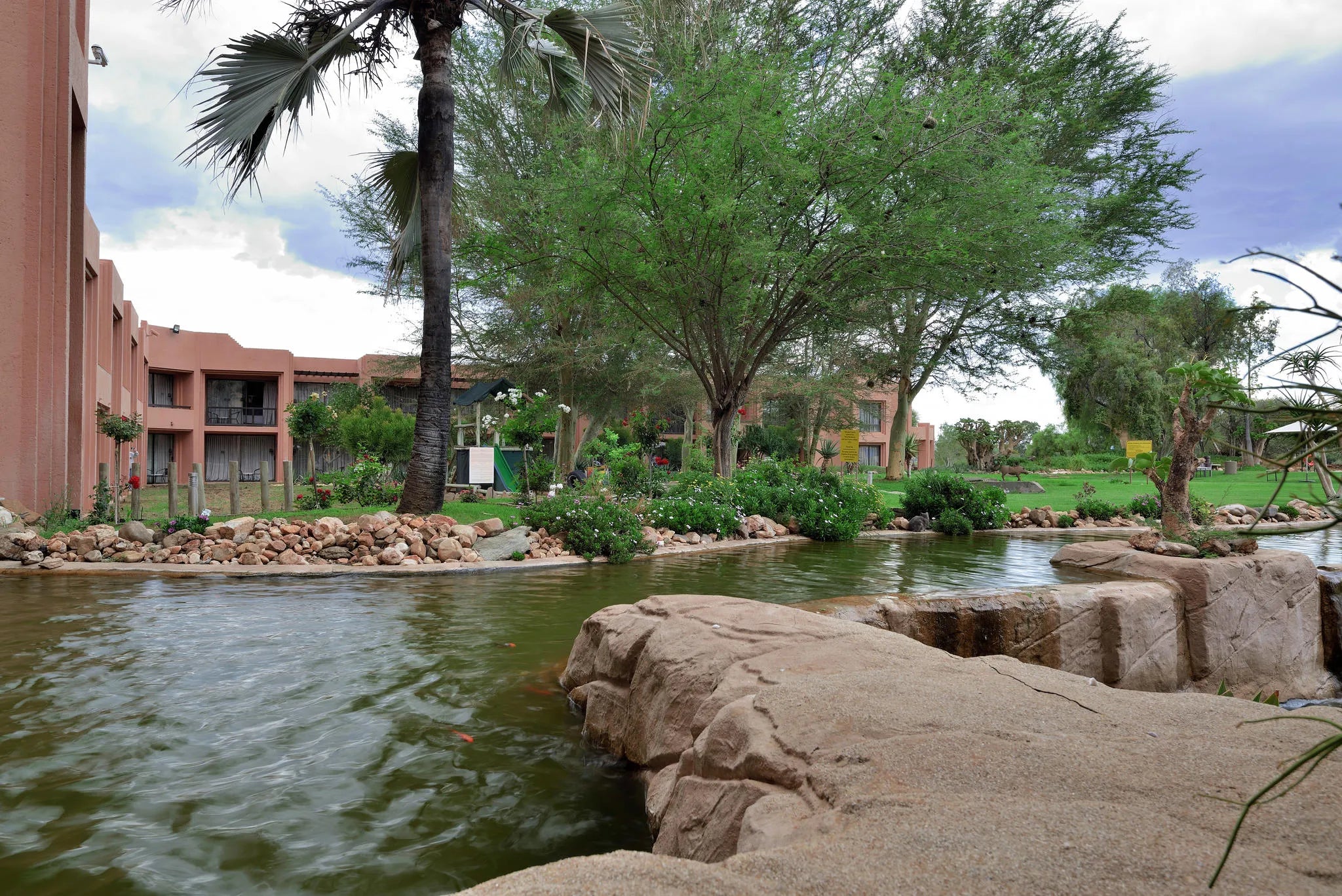 Gardens at Windhoek Country Club Resort & Casino, Windhoek, Namibia.