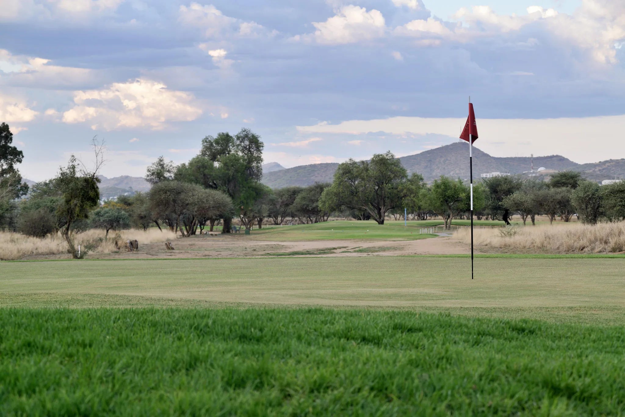Golf Course at Windhoek Country Club Resort & Casino, Windhoek, Namibia.