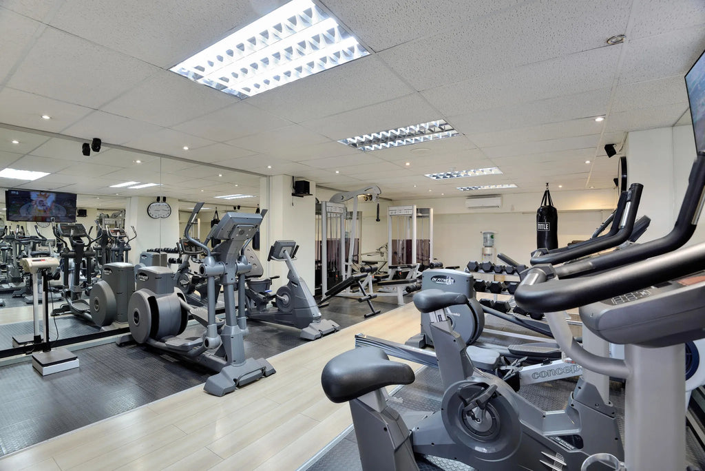 Gym at Windhoek Country Club Resort & Casino, Windhoek, Namibia.