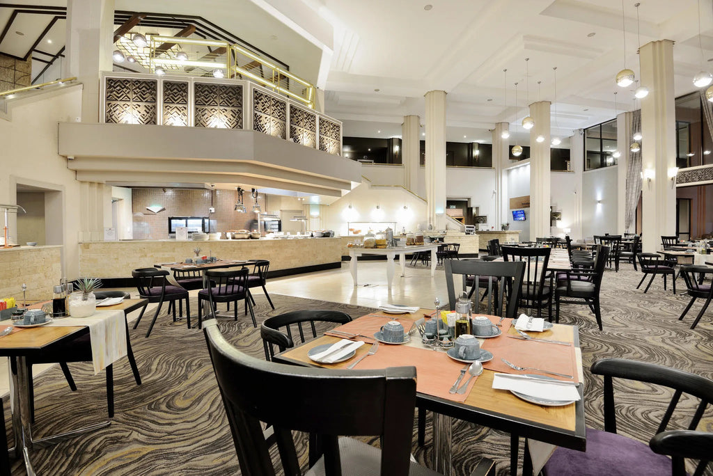 Restaurant at Windhoek Country Club Resort & Casino, Windhoek, Namibia.