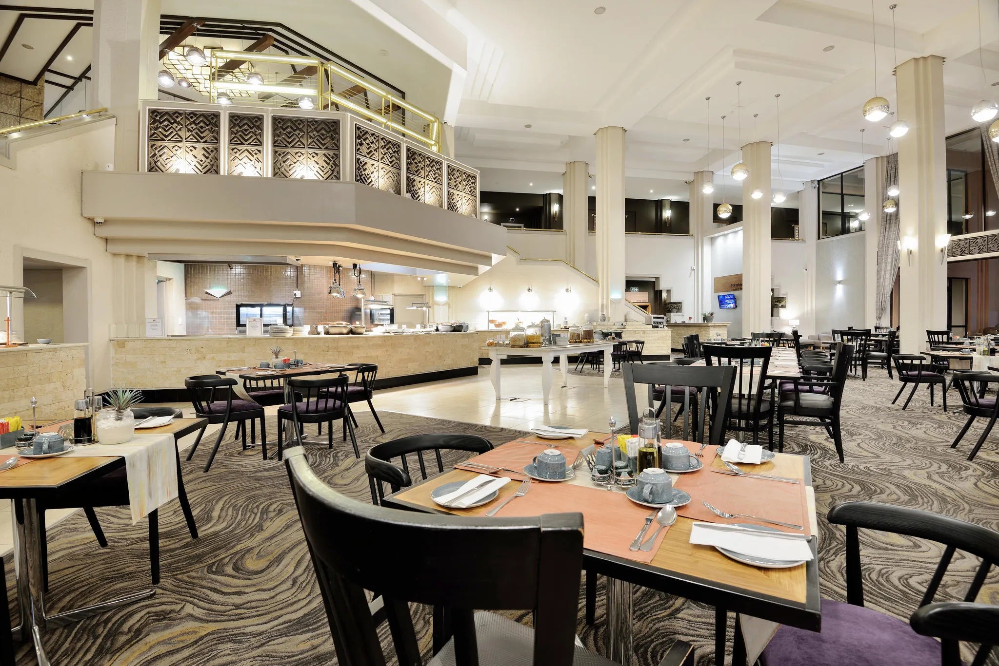Restaurant at Windhoek Country Club Resort & Casino, Windhoek, Namibia.