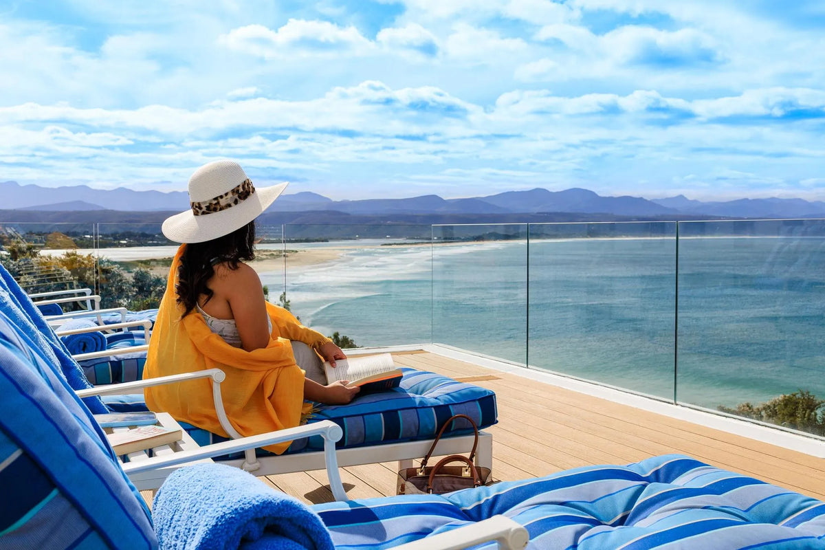 Blue Wing Sun Deck at The Plettenberg, Plettenberg Bay, South Africa.