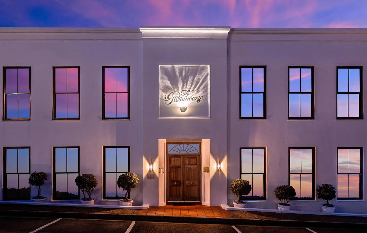 Main Building Entrance at The Plettenberg, Plettenberg Bay, South Africa.