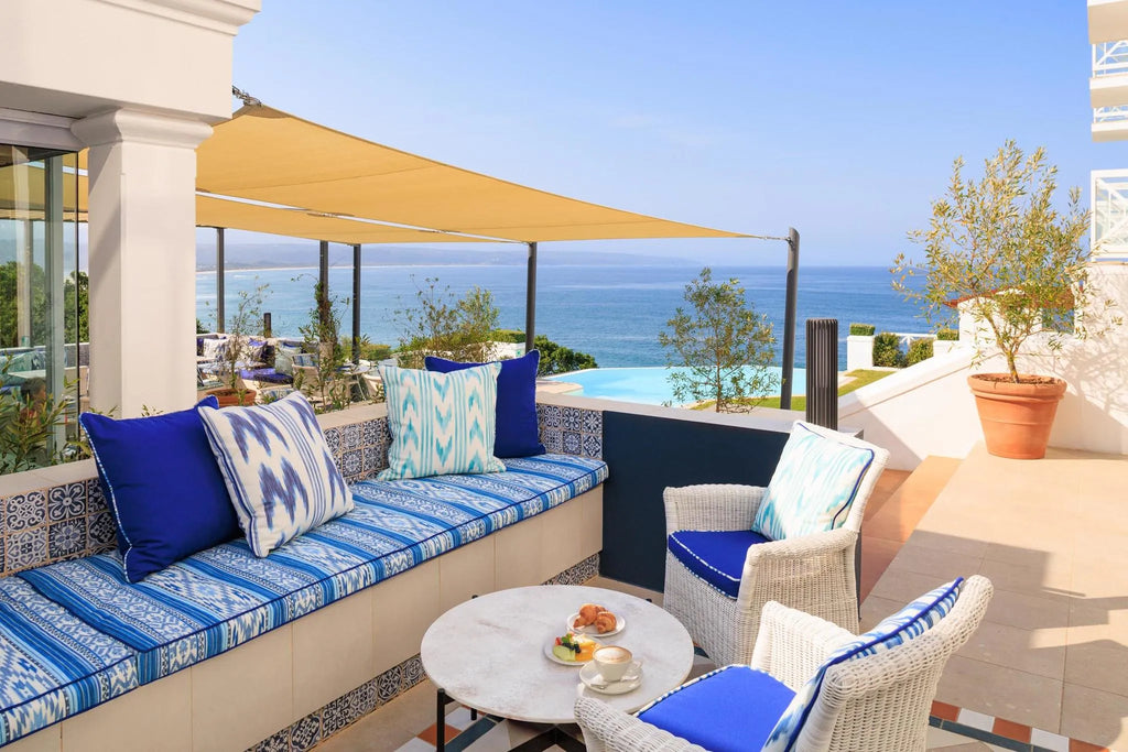 Amelia's at The Plettenberg Terrace area at The Plettenberg, Plettenberg Bay, South Africa.