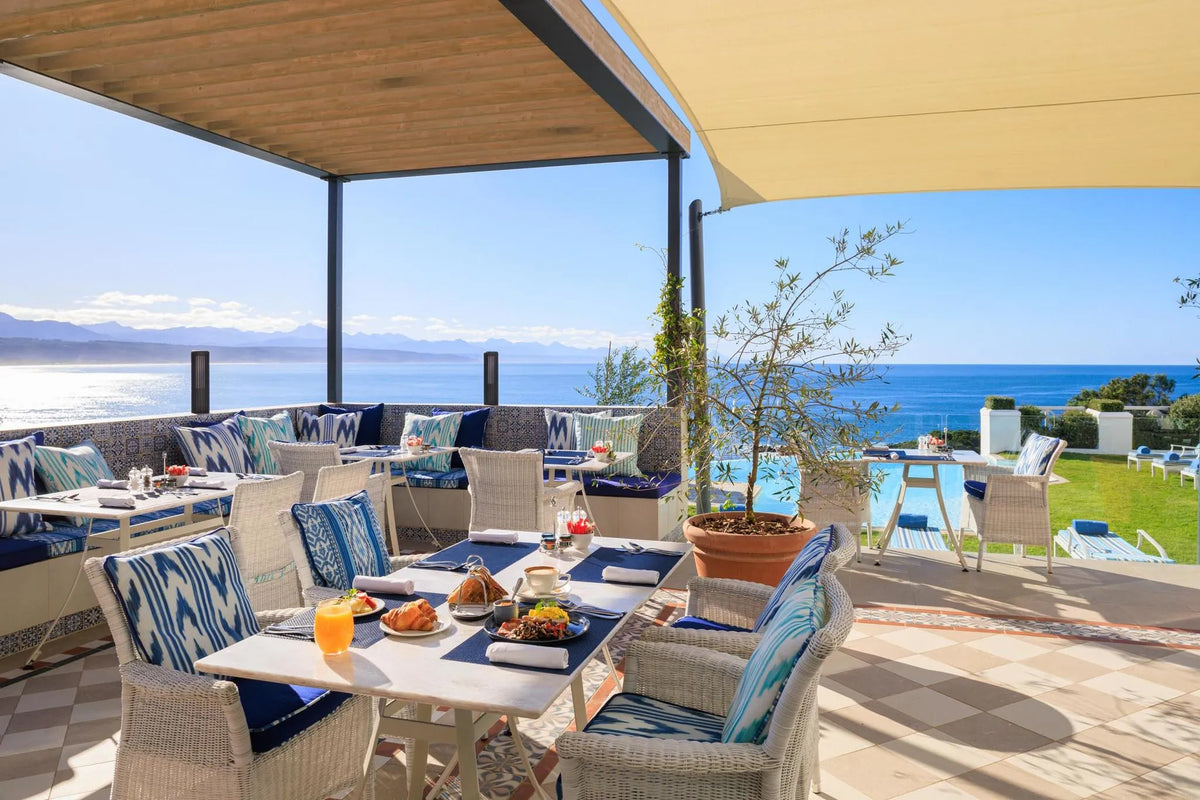 Amelia's at The Plettenberg - Ocean Views from Terrace at The Plettenberg, Plettenberg Bay, South Africa.