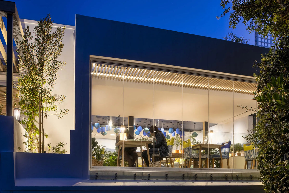 Restaurant at The Plettenberg, Plettenberg Bay, South Africa.