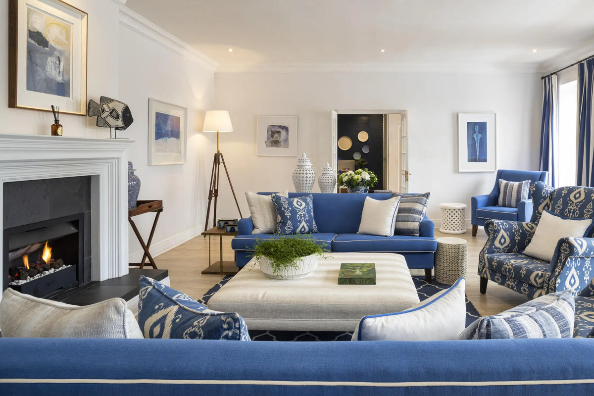 Lounge at The Plettenberg, Plettenberg Bay, South Africa.