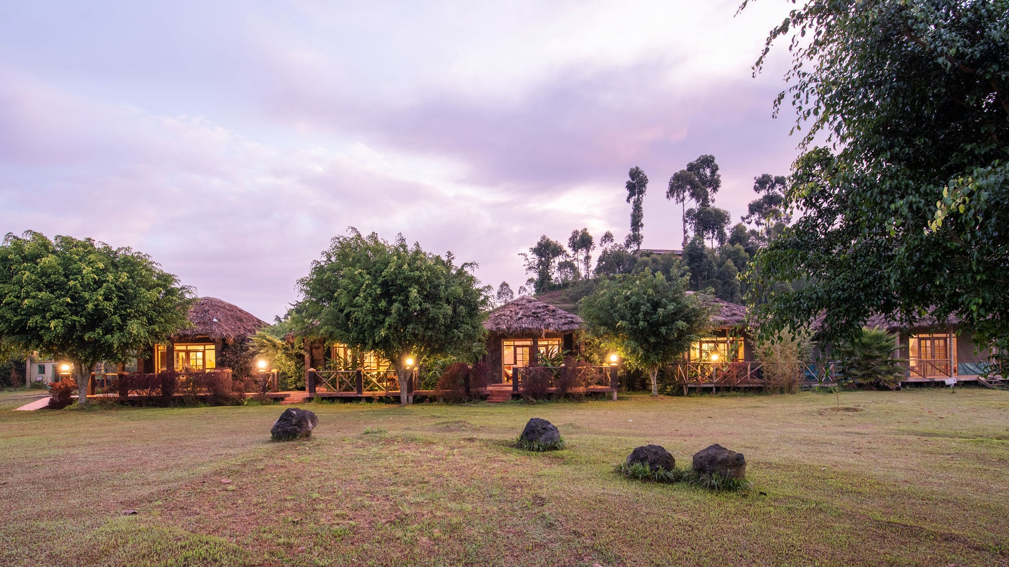 Sunrise at Lake Chahafi Resort