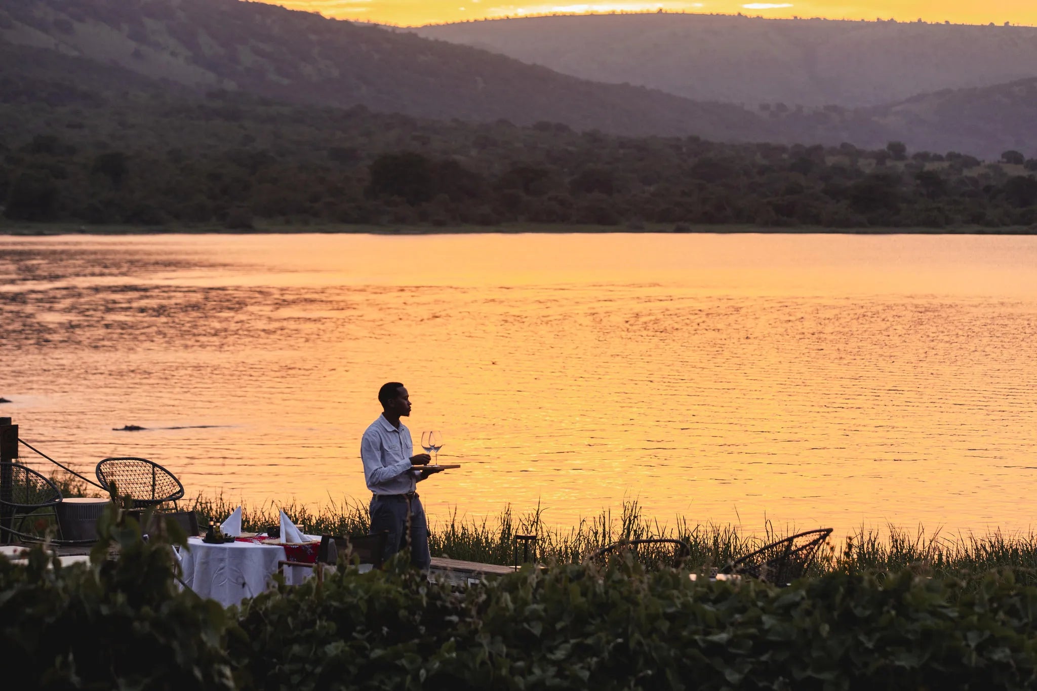 Wilderness Magashi at Wilderness Magashi, Akagera National Park, Rwanda.