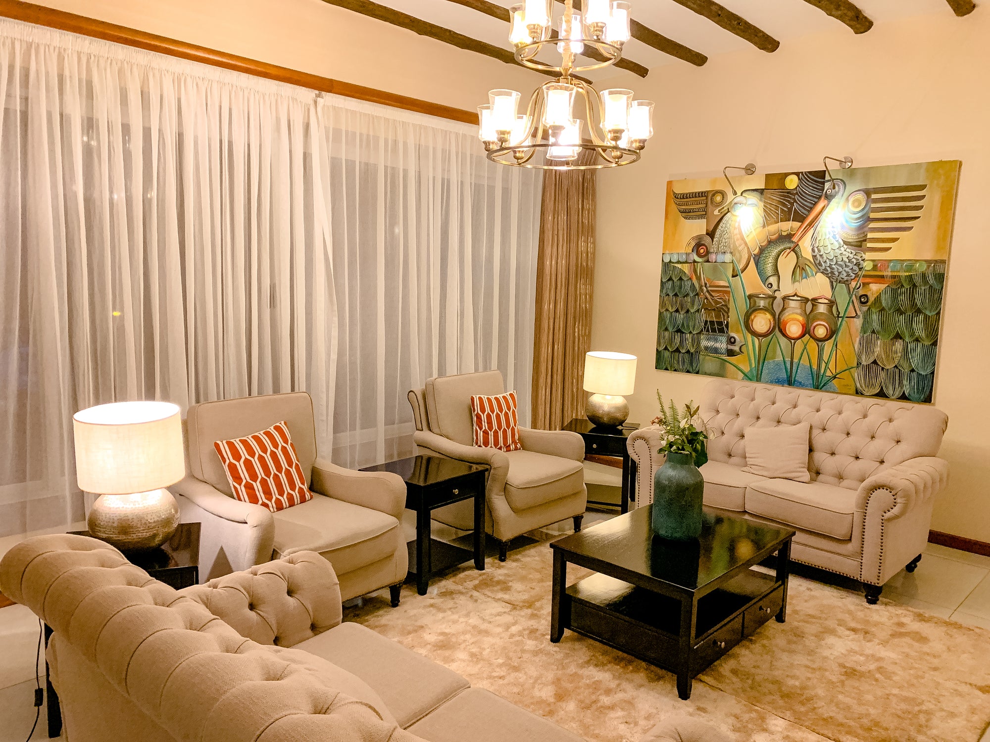 Lounge area