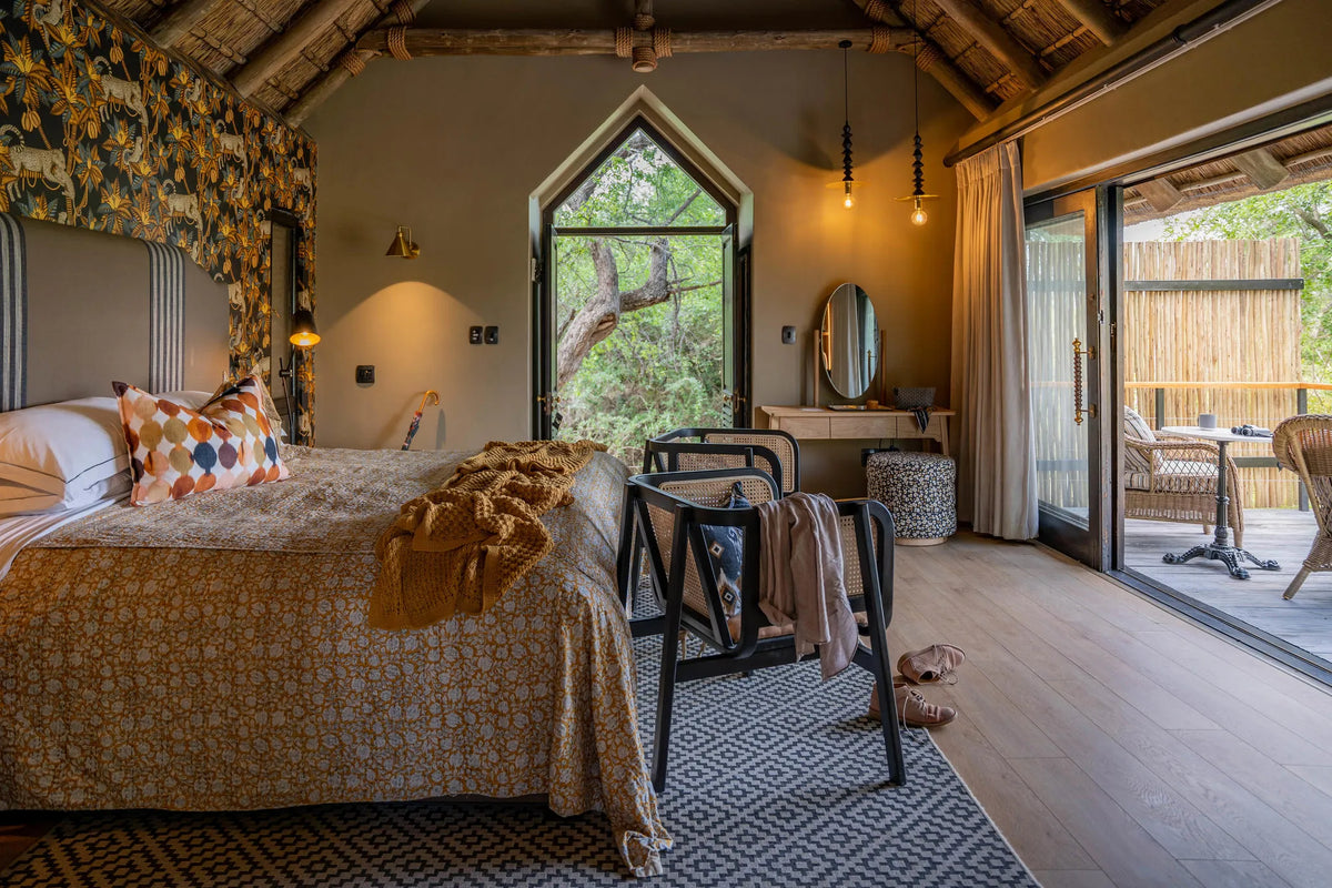Suite at Thornybush Game Lodge, Thornybush Game Reserve, South Africa.