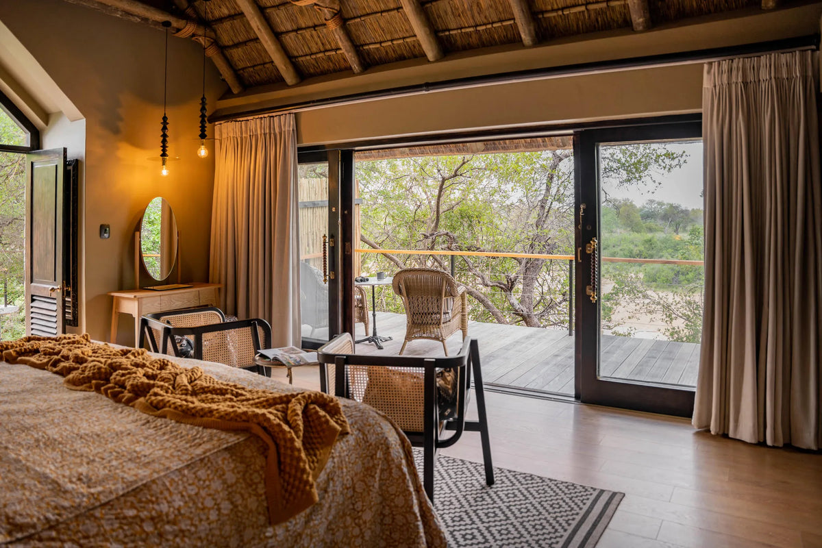 Room at Thornybush Game Lodge, Thornybush Game Reserve, South Africa.