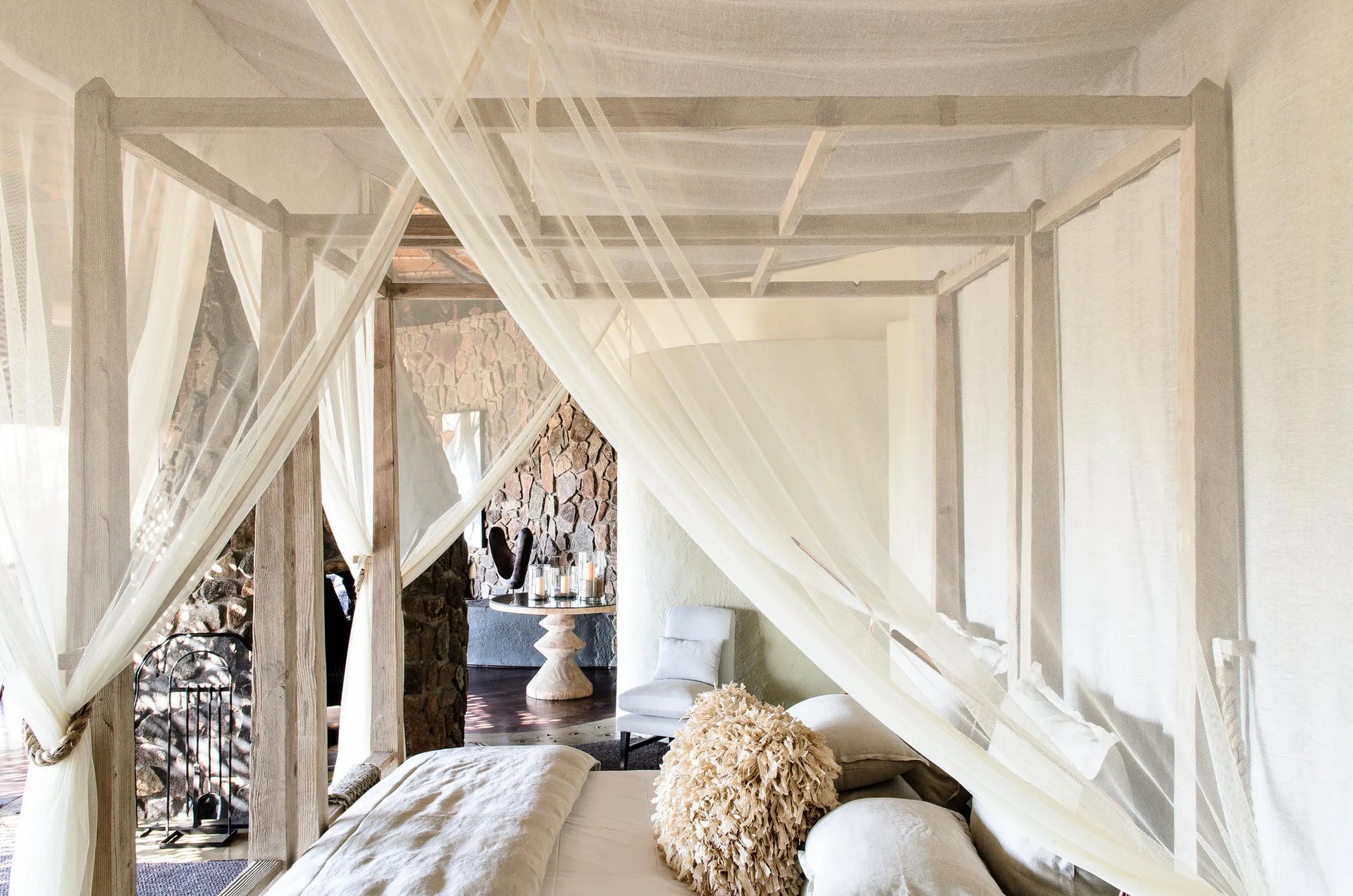 Singita Boulders Lodge at Singita Boulders Lodge, Sabi Sand Nature Reserve, South Africa.