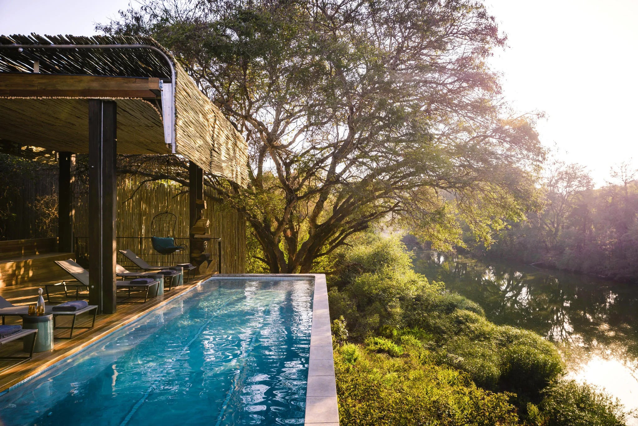 Singita Sweni Lodge at Singita Sweni Lodge, Kruger National Park, South Africa.