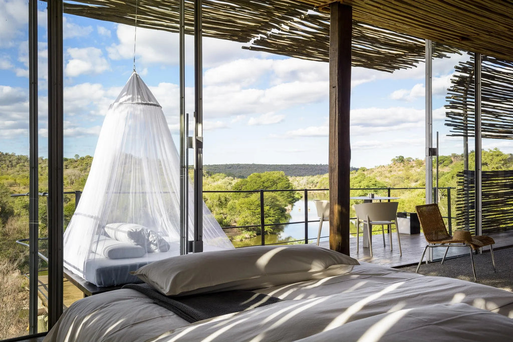 Balcony View at Singita Lebombo Lodge, Kruger National Park, South Africa.