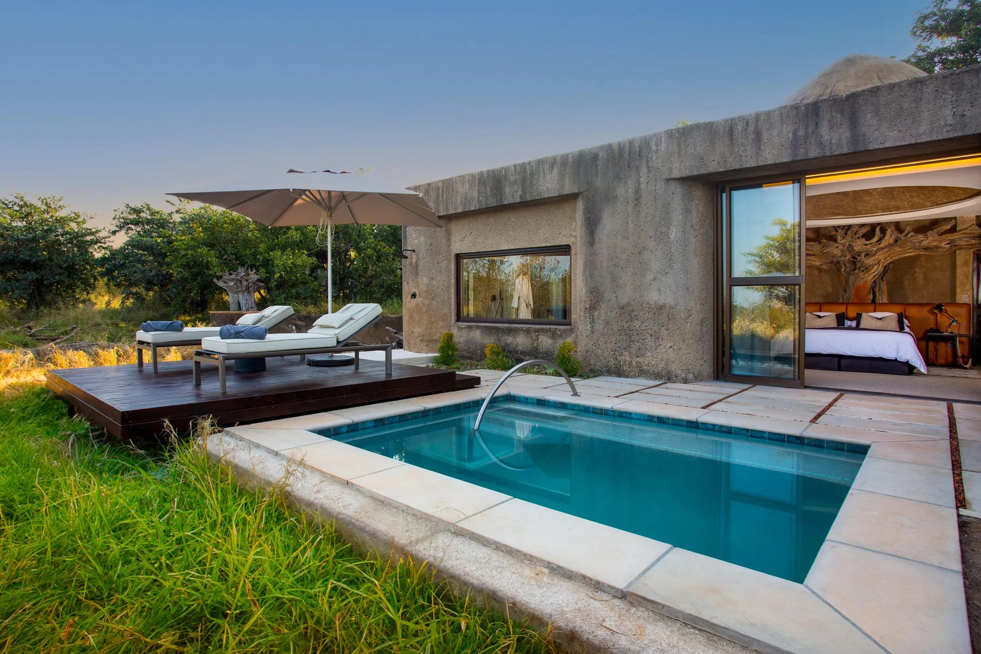 Amber Villa Pool Area
