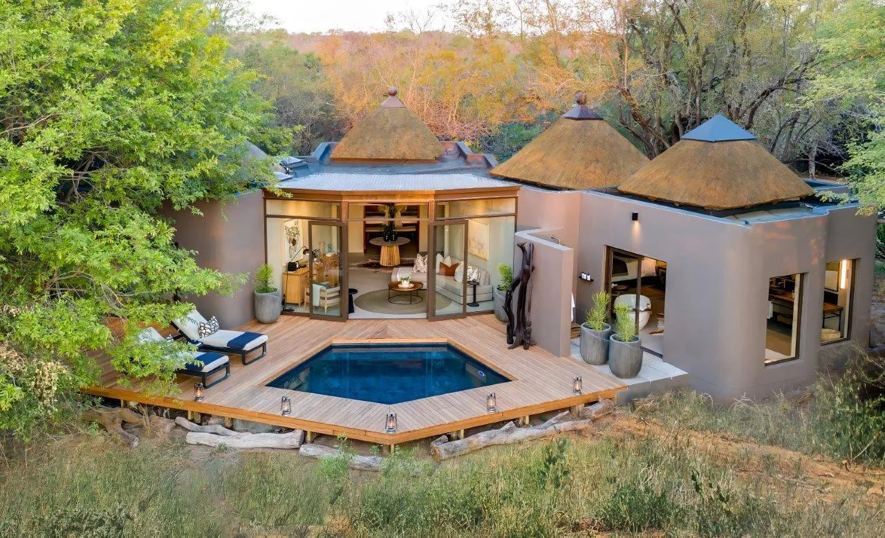 Mandleve Villa at Sabi Sabi Bush Lodge, Sabi Sand Nature Reserve, South Africa.