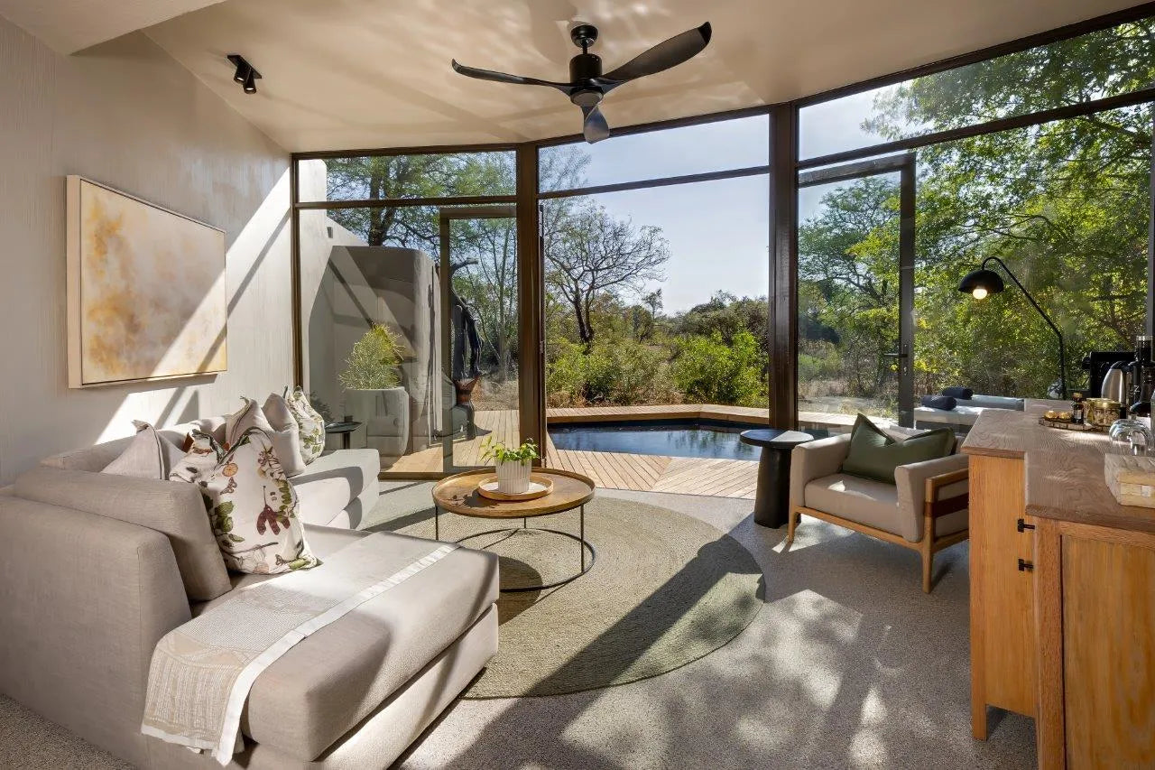 Mandleve Villa at Sabi Sabi Bush Lodge, Sabi Sand Nature Reserve, South Africa.