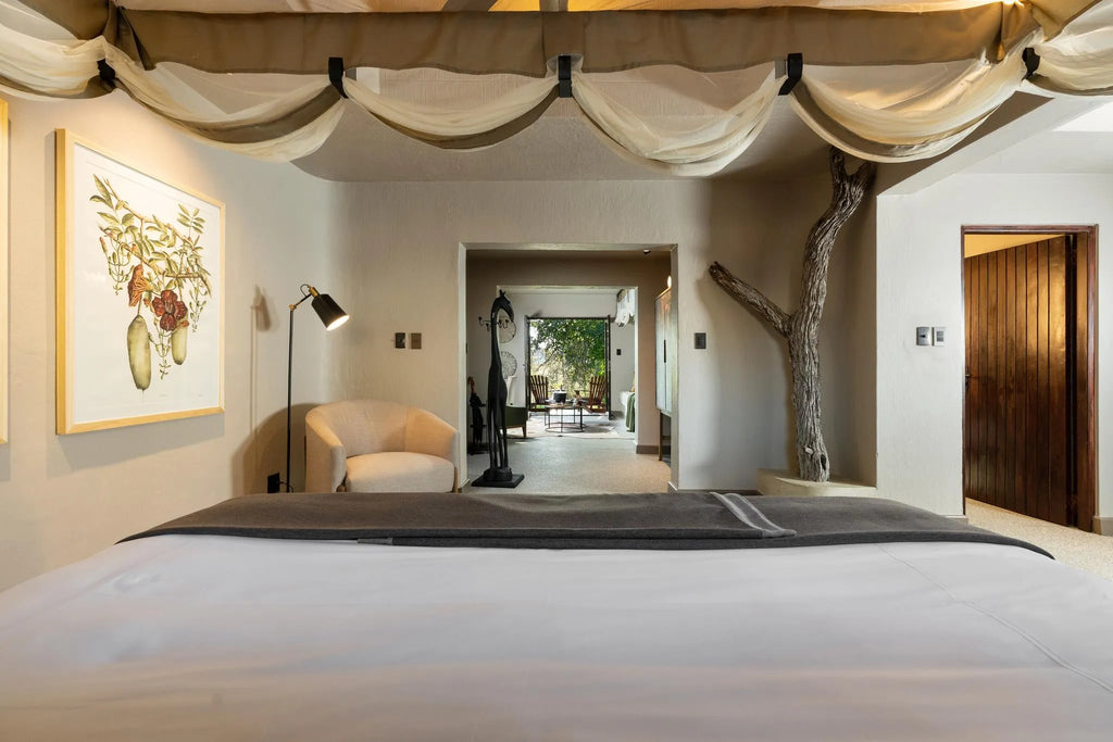 Luxury Suite at Sabi Sabi Bush Lodge, Sabi Sand Nature Reserve, South Africa.